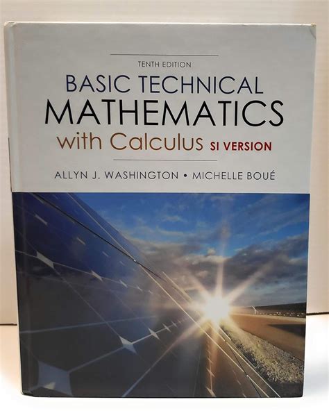 basic technical mathematics with calculus si version pdf Kindle Editon